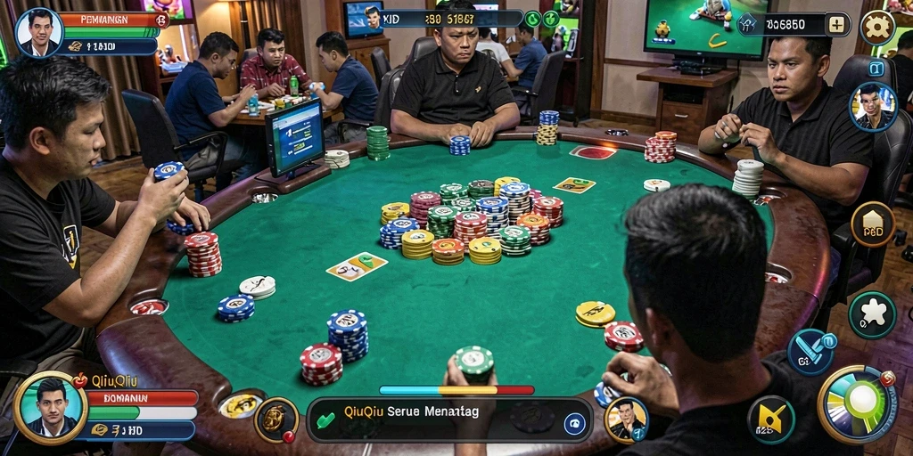 Tampilan gameplay QiuQiu yang menarik di 8ID.