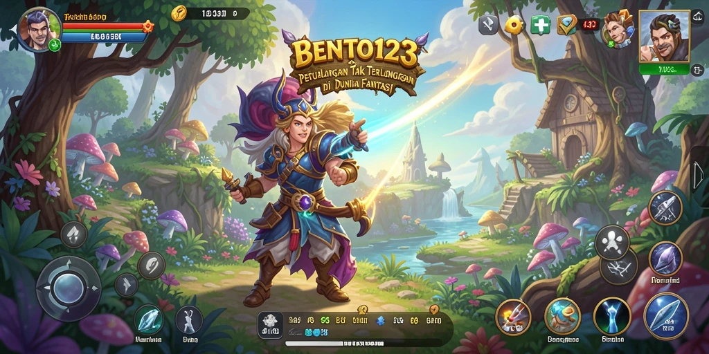 Tampilan gameplay yang menarik dengan petualangan seru.