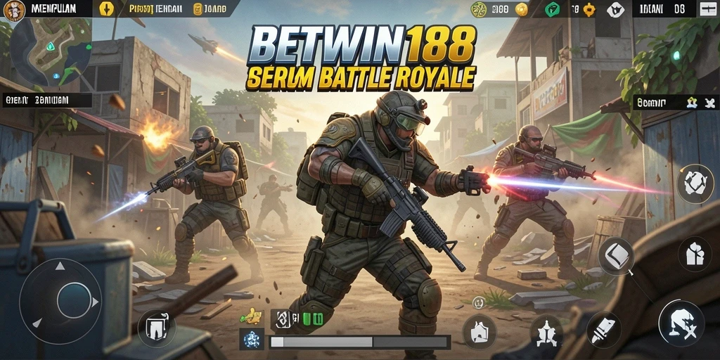 Gameplay seru dari BETWIN188 dalam pertempuran Battle Royale.