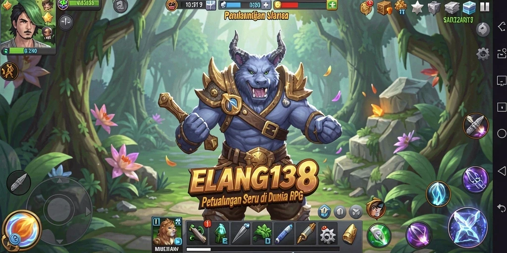 Screenshot gameplay ELANG138 yang menampilkan pertarungan seru.