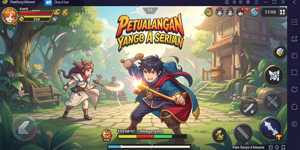 Tampilan dinamis gameplay Anime di ID66 yang memikat.
