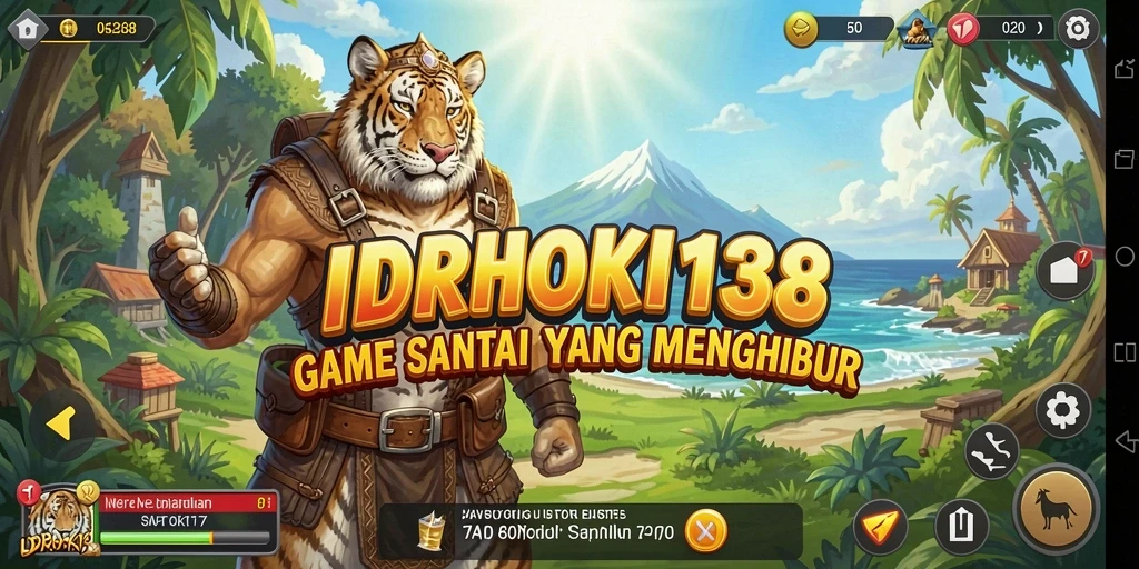 Tampilan gameplay menarik dari IDRHOKI138 yang penuh warna.