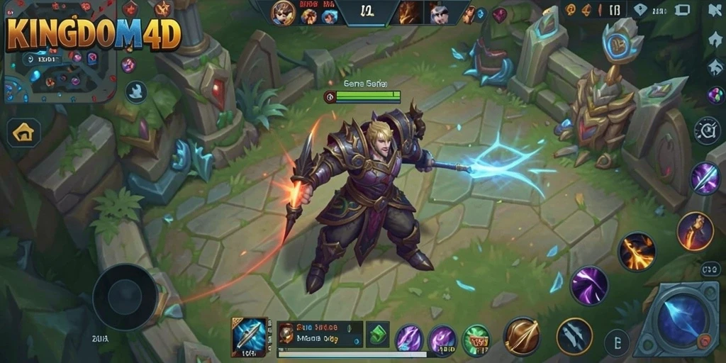 Tampilan gameplay KINGDOM4D yang menegangkan dan dinamis.