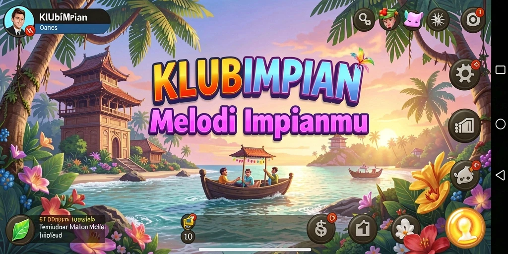 Tampilan menarik dari gameplay KLUBIMPIAN yang mengasyikkan.
