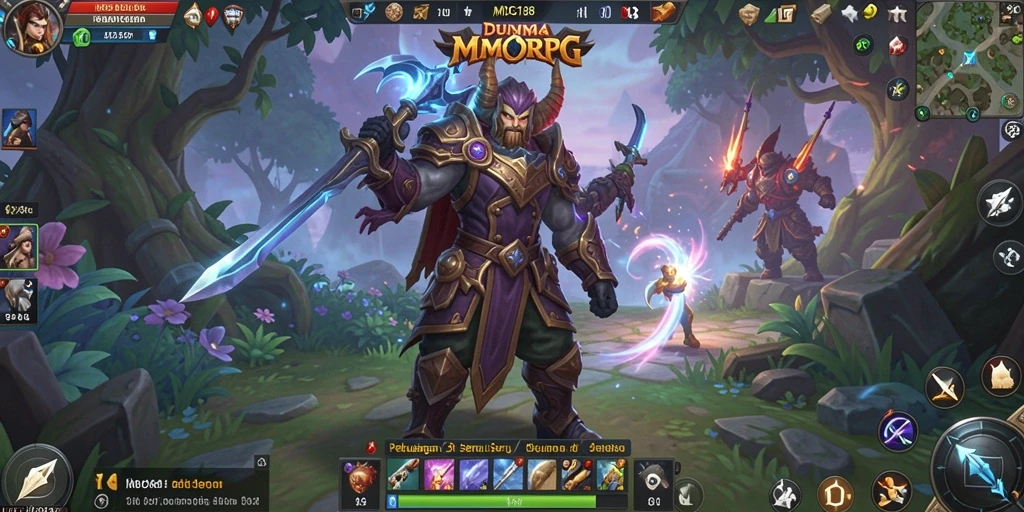 Tampilan gameplay epik dalam MDG188 dengan pertempuran seru.