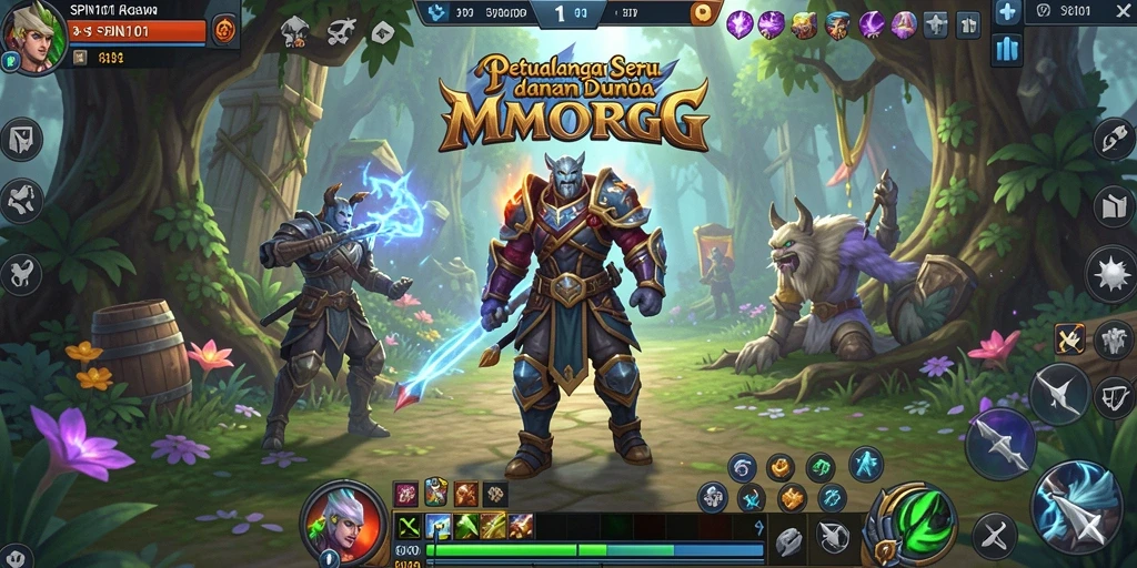 Gameplay SPIN101 yang menarik dan penuh aksi dalam dunia MMORPG.